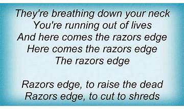 Razor\'s Edge en Lyrics [Goanna]