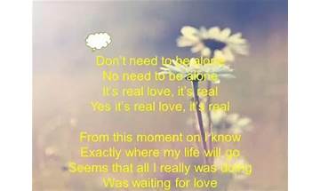 Real Love en Lyrics [Joan Osborne]