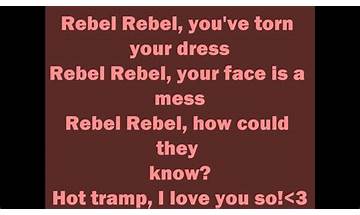 Rebel Rebel en Lyrics [Def Leppard]