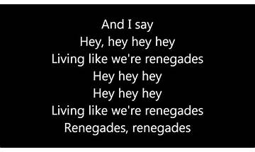 Renegades en Lyrics [Our Promise]