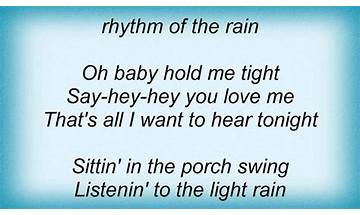 Rhythm of the Rain en Lyrics [Kno]