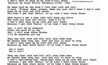 Rock and Roll Shoes en Lyrics [Ray Charles]