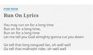 Run en Lyrics [Generation Maybe]