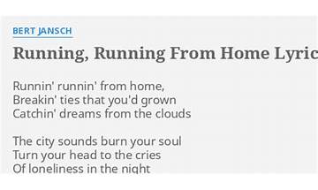 Running from Home en Lyrics [Bert Jansch]