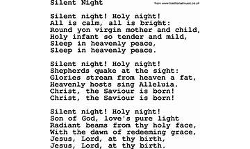 SILENT NIGHT en Lyrics [AB]