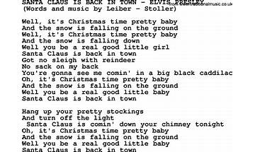 Santa Claus is Back In Town en Lyrics [Kurt Russell]
