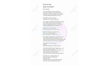 Save Your Tears en Lyrics [Natalie Imbruglia]