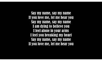 Say My Name en Lyrics [Olympic Ayres]