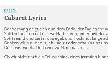 Schwarzes Gift de Lyrics [Das Ich]