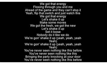 Shake It Up en Lyrics [Saint Middleton, UNSECRET & Plappert]
