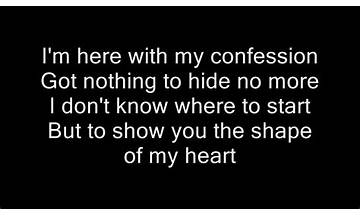 Shape of My Heart en Lyrics [Sting]