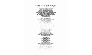 Shape of You en Lyrics [Leroy Sanchez]
