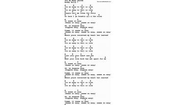 She\'s So Easy to Use en Lyrics [Arlen Salte]