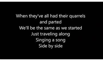 Side By Side en Lyrics [Sofia Wylie]