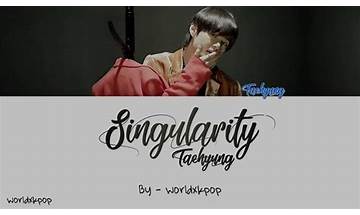 Singularity ko Lyrics [BTS]