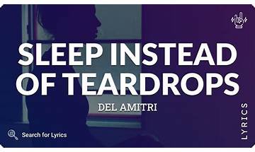 Sleep Instead Of Teardrops en Lyrics [Del Amitri]