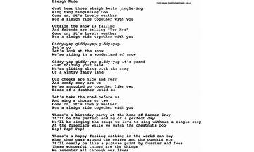Sleigh Ride en Lyrics [Helene Fischer]