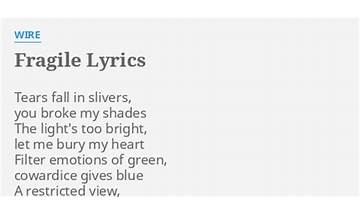 Slivers of Green en Lyrics [The Color Bars]