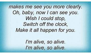 So Alive en Lyrics [Sage Chemutai]