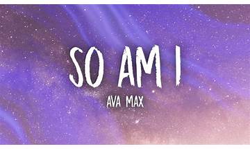 So Am I en Lyrics [Ava Max]