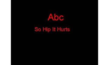 So Hip It Hurts en Lyrics [ABC]