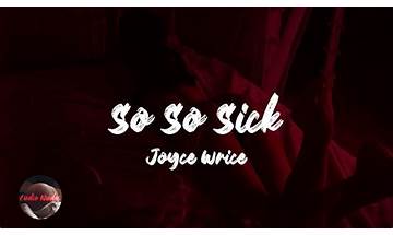 So So Sick en Lyrics [Joyce Wrice]