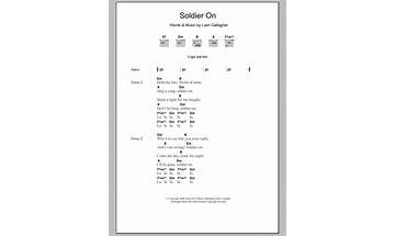 Soldier en Lyrics [Kiana V.]