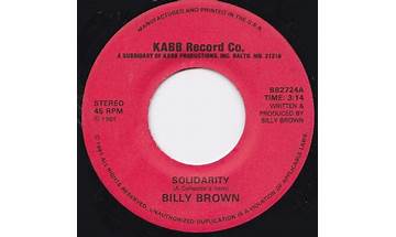 Solidarity en Lyrics [Billy Brown (R&B)]