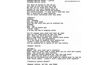 Someday en Lyrics [Ray Charles]