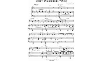 Something Bad is Happening en Lyrics [William Finn]