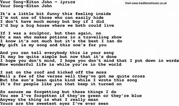 Song 2 en Lyrics [Joseph A Benjamin]