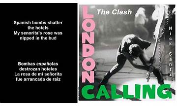 Spanish Bombs en Lyrics [The Clash]