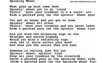 Spinning Wheel en Lyrics [Andrew Strong]