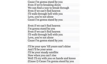 Stand By You en Lyrics [The Wild Feathers]