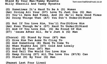 Stand By Your Man en Lyrics [Tracy Nelson]