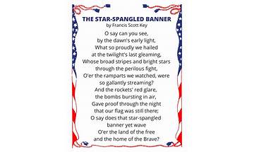 Star Spangled Banner en Lyrics [Joe Ferrari]