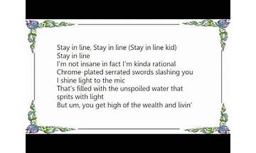 Stay in Line en Lyrics [Trey Gruber]