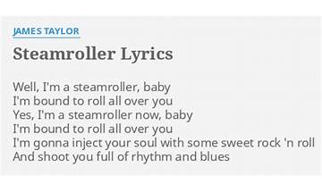 Steamroller en Lyrics [Merry Clayton]