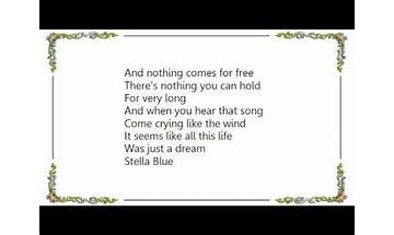 Stella Blue en Lyrics [The Grateful Dead]