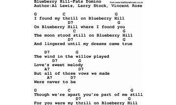 Stone House on Blueberry Hill en Lyrics [David Elias]