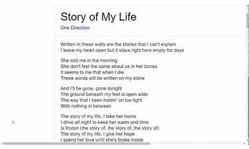 Story of My Life en Lyrics [Polly Paulusma]