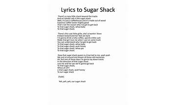 Sugar Shack en Lyrics [Beth Hart]