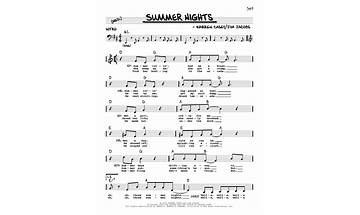 Summernights en Lyrics [BZN]