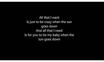 Sun Goes Down en Lyrics [The Karma Killers]