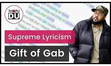 Supreme Lyricism en Lyrics [Gift of Gab]