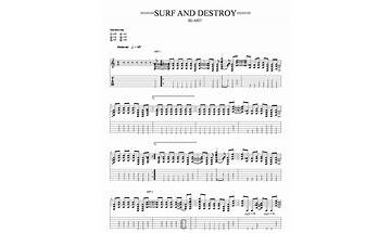 Surf and Destroy en Lyrics [BL\'AST! (USA)]