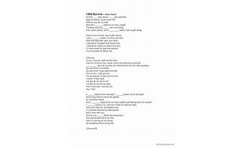 Surviving an ocean en Lyrics [HINVEX]