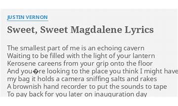 Sweet Magdeline en Lyrics [Will Hoge]