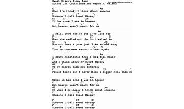 Sweet Misery en Lyrics [Janis Ian]