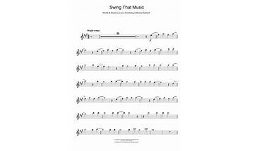 Swing That Music en Lyrics [The Wonderful World of Louis Armstrong All Stars]